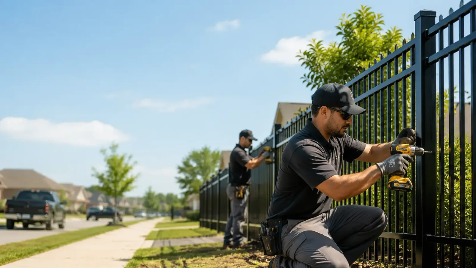 Metal Fence Installation in Shady Dale, GA